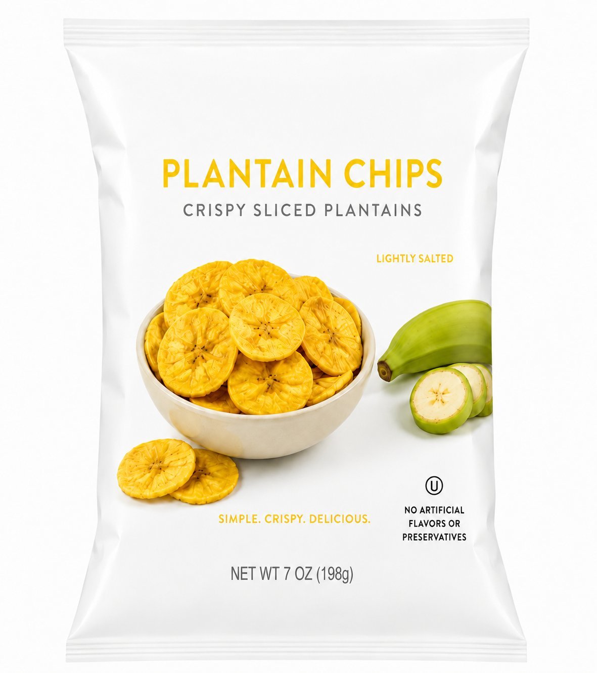 White-label plantain chips